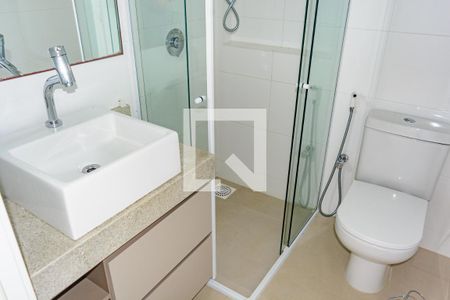 Banheiro da suíte 1 de apartamento para alugar com 2 quartos, 84m² em Campeche, Florianópolis