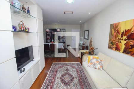 Sala de Estar de apartamento à venda com 3 quartos, 128m² em Botafogo, Rio de Janeiro