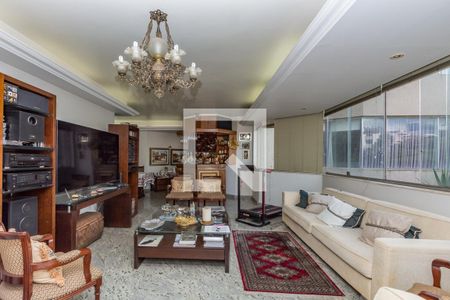 Sala de apartamento à venda com 4 quartos, 180m² em Santa Lúcia, Belo Horizonte