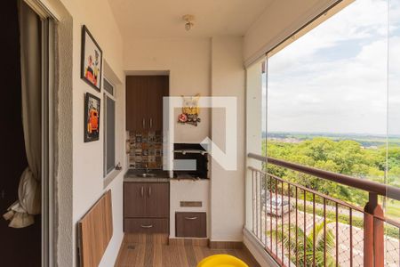 Sacada da Sala e Espaço Gourmet de apartamento à venda com 3 quartos, 83m² em Vila Ipê, Campinas