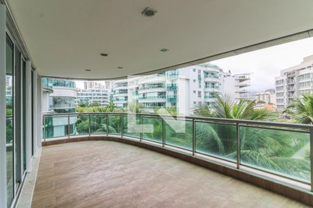 Varanda de apartamento à venda com 4 quartos, 288m² em Barra da Tijuca, Rio de Janeiro