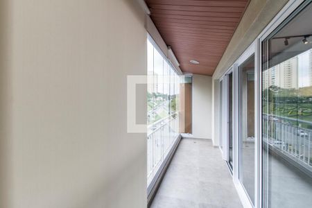 Varanda de apartamento à venda com 1 quarto, 51m² em Centro Empresarial Tamboré, Santana de Parnaíba