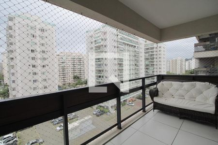 Varanda da Sala de apartamento à venda com 2 quartos, 69m² em Jacarepaguá, Rio de Janeiro