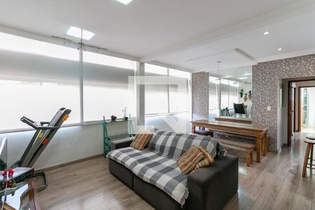 Sala de apartamento à venda com 3 quartos, 120m² em São Pedro, Belo Horizonte
