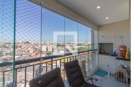 Varanda Gourmet de apartamento à venda com 2 quartos, 60m² em Jardim Bom Clima, Guarulhos