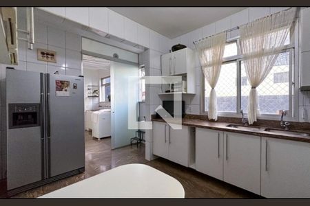 Cozinha de apartamento à venda com 4 quartos, 182m² em Cidade Nova, Belo Horizonte