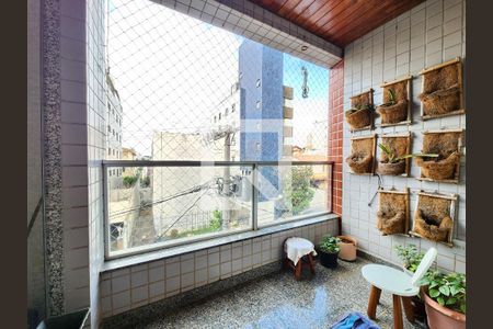Varanda sala de apartamento à venda com 4 quartos, 182m² em Cidade Nova, Belo Horizonte