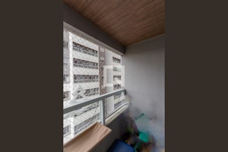 Varanda da Sala de apartamento à venda com 2 quartos, 50m² em Parque Central, Santo André