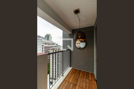 Varanda de apartamento à venda com 1 quarto, 38m² em Consolação, São Paulo
