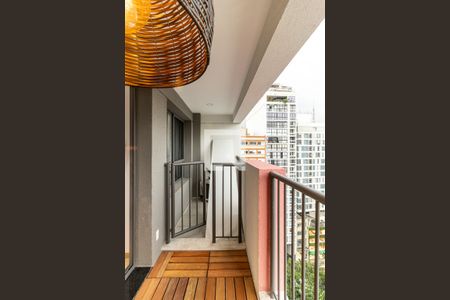 Varanda de apartamento para alugar com 1 quarto, 38m² em Consolação, São Paulo