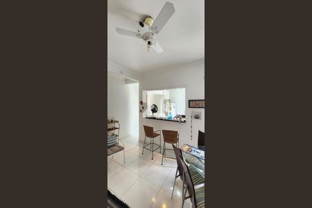 Detalhe Sala de apartamento para alugar com 1 quarto, 50m² em José Menino, Santos