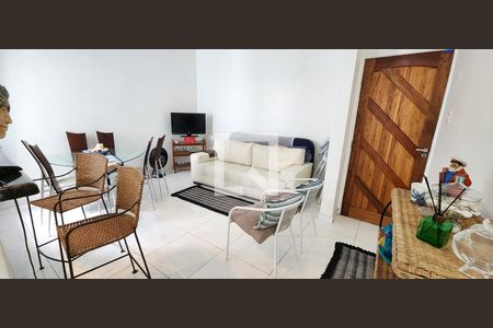 Sala de apartamento para alugar com 1 quarto, 50m² em José Menino, Santos