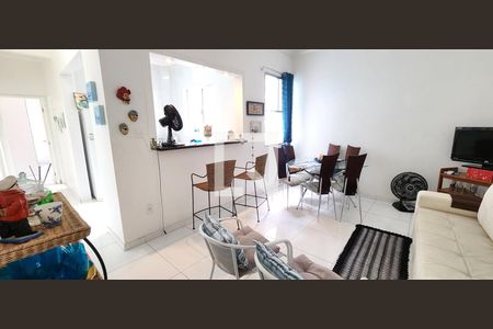 Sala de apartamento para alugar com 1 quarto, 50m² em José Menino, Santos