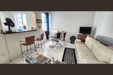 Sala de apartamento para alugar com 1 quarto, 50m² em José Menino, Santos