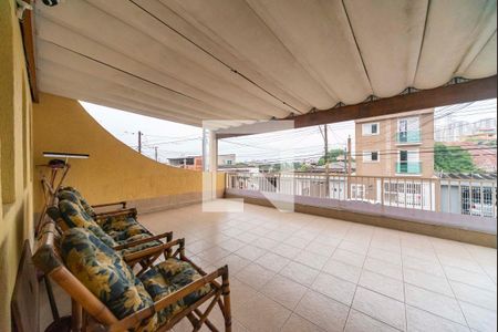 Varanda da Sala de casa à venda com 4 quartos, 210m² em Jardim Stella, Santo André