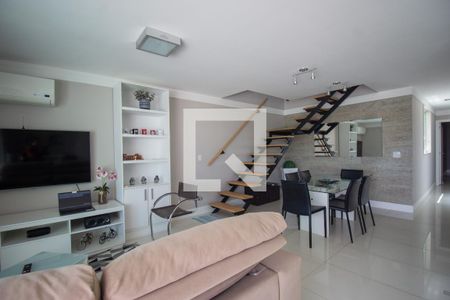 Sala de apartamento à venda com 3 quartos, 243m² em Recreio dos Bandeirantes, Rio de Janeiro