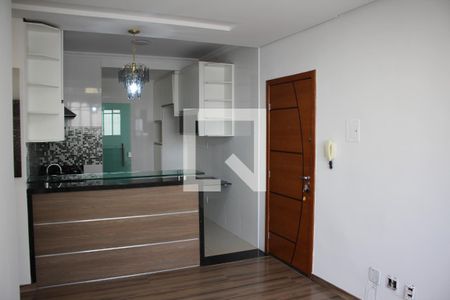 Sala de apartamento à venda com 2 quartos, 52m² em Inconfidentes, Contagem