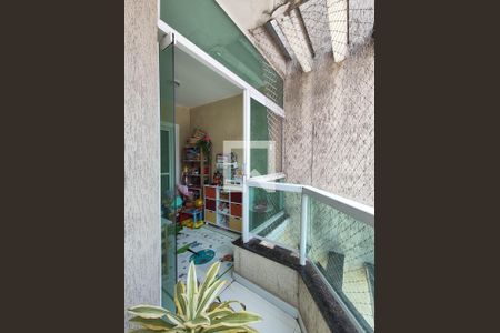Varanda da Sala de apartamento à venda com 3 quartos, 172m² em Parque Oratorio, Santo André