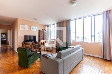 Sala 1 de apartamento à venda com 3 quartos, 167m² em Higienópolis, São Paulo