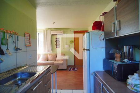 Cozinha de apartamento à venda com 2 quartos, 48m² em Arroio da Manteiga, São Leopoldo