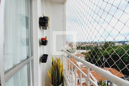 Varanda da Sala  de apartamento à venda com 3 quartos, 72m² em Vila Paraíso, Campinas