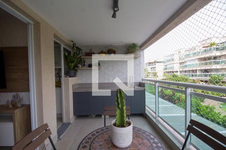 Varanda de apartamento à venda com 2 quartos, 75m² em Recreio dos Bandeirantes, Rio de Janeiro