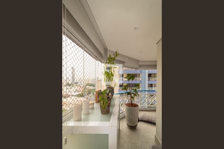 Varanda da Sala de apartamento à venda com 4 quartos, 152m² em Vila Gomes Cardim, São Paulo