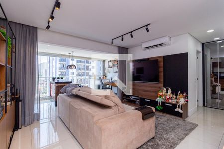 Sala de Estar de apartamento à venda com 2 quartos, 81m² em Vila Regente Feijó, São Paulo