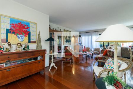 Sala de apartamento à venda com 3 quartos, 156m² em Campo Belo, São Paulo