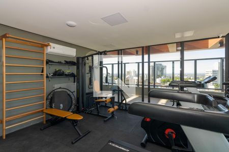 Área comum - Academia de kitnet/studio à venda com 1 quarto, 41m² em Petrópolis, Porto Alegre