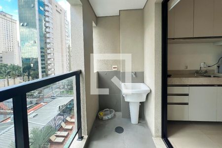 Varanda de apartamento à venda com 1 quarto, 35m² em Vila Olímpia, São Paulo