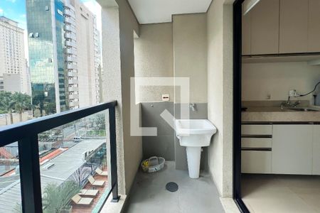 Varanda de apartamento para alugar com 1 quarto, 35m² em Vila Olímpia, São Paulo