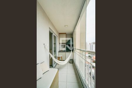Varanda de apartamento à venda com 3 quartos, 74m² em Chácara Santo Antônio (zona Leste), São Paulo