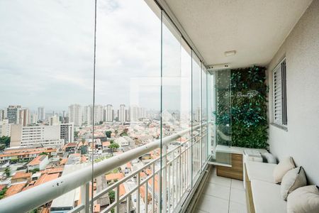 Varanda de apartamento à venda com 3 quartos, 74m² em Chácara Santo Antônio (zona Leste), São Paulo