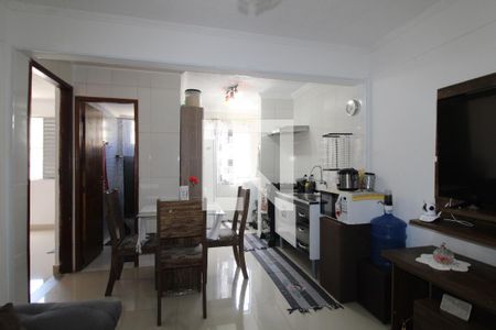 Sala/Cozinha e área de serviço de apartamento à venda com 2 quartos, 48m² em Vila Sílvia, São Paulo