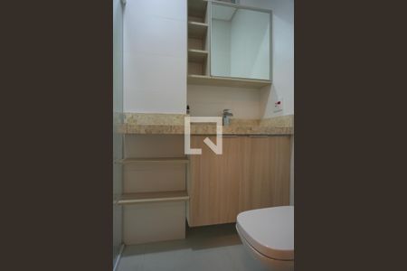 Banheiro 1 de apartamento à venda com 2 quartos, 85m² em Vila Alzira, Santo André