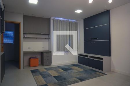 Sala de apartamento à venda com 2 quartos, 85m² em Vila Alzira, Santo André