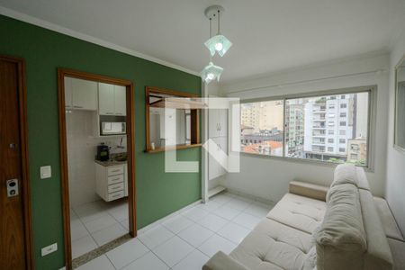 Sala de apartamento para alugar com 1 quarto, 37m² em Consolação, São Paulo