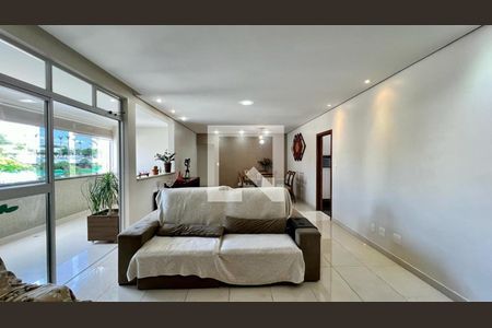 sala 1 de apartamento à venda com 4 quartos, 180m² em Dona Clara, Belo Horizonte