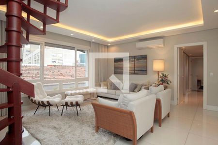 Sala de Estar 1 de apartamento à venda com 3 quartos, 235m² em Auxiliadora, Porto Alegre