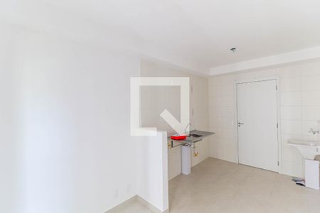 Sala de apartamento para alugar com 1 quarto, 27m² em Jardim Caravelas, São Paulo