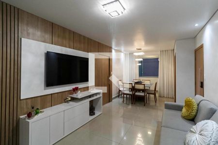 Sala de apartamento à venda com 3 quartos, 95m² em Castelo, Belo Horizonte