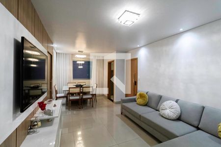 Sala de apartamento à venda com 3 quartos, 95m² em Castelo, Belo Horizonte