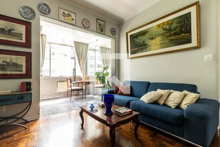 Sala de apartamento à venda com 2 quartos, 110m² em República, São Paulo