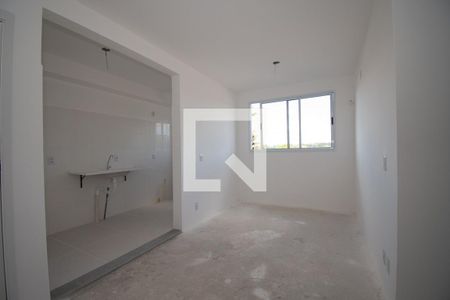 Sala/Cozinha de apartamento à venda com 1 quarto, 44m² em Feitoria, São Leopoldo