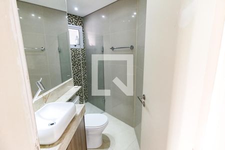 Banheiro Corredor de apartamento à venda com 2 quartos, 57m² em Jardim Henriqueta, Taboão da Serra