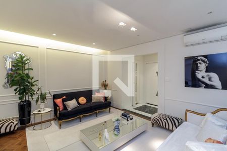 Sala de apartamento para alugar com 3 quartos, 130m² em Santa Cecília, São Paulo