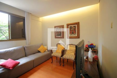 Sala de apartamento à venda com 4 quartos, 126m² em Sion, Belo Horizonte