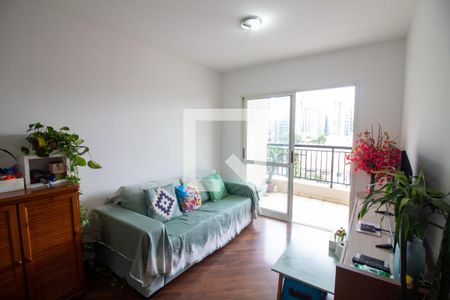 Sala de apartamento à venda com 2 quartos, 69m² em Chácara Santo Antônio (zona Sul), São Paulo