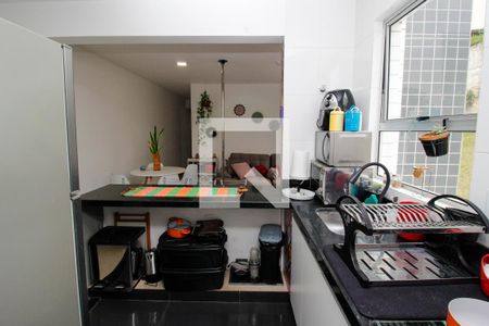 Cozinha de apartamento à venda com 2 quartos, 58m² em Buritis, Belo Horizonte